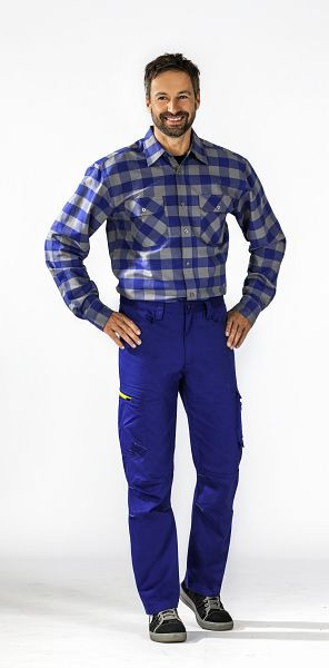 Planam Stretchline Bundhose, kornblumenblau, Größe 64, 6613064