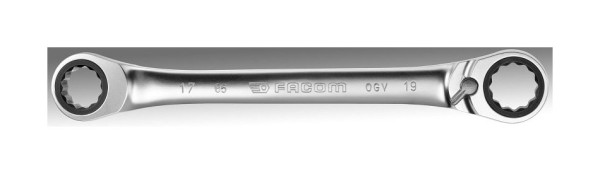 Facom Knarrenringschlüssel gekröpft 22x24 mm, 65.22X24