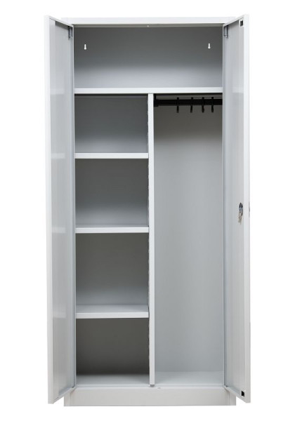 Gürkan Universalschrank, 38 x 80 x 180 cm, Lichtgrau, UNC.18, 100176