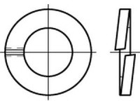 Produktbild von Federringe DIN 127 CuSn6 B 6 Bronze VE=S (1000 Stück) Federringe DIN 127 CuSn6 B 6 Bronze VE=S (1000 Stück)