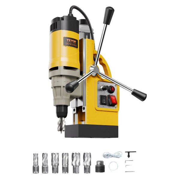 VEVOR Elektrische Magnetbohrmaschine Kernbohrmaschine 1400W φ50mm 12800N, CLZJP6JT50MM91ULEV2