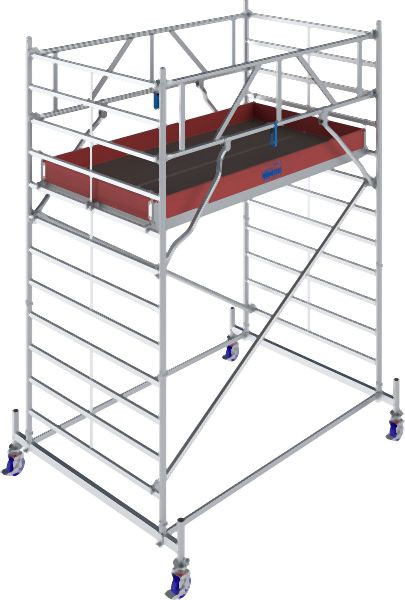 Krause Stabilo Fahrgerüst S50 Feldlänge: 2,50m, Arbeitshöhe: 4,40m, 782021