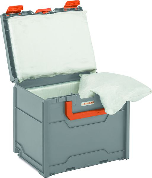 Cemo Akku-Systembrandschutzbox Li-SAFE 3-S, 3 Spezialkissen, 11564