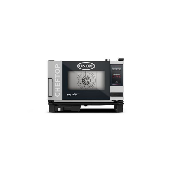 UNOX CHEFTOP MIND.Maps ONE Professioneller Countertop-Ofen 3 Einschübe GN 1/1 Elektrisch Türöffnung links, XEVC-0311-E1LM
