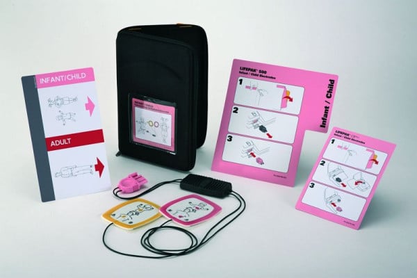 Stryker Drei-poliges EKG-Kabel für LIFEPAK 1000, SAN-8514