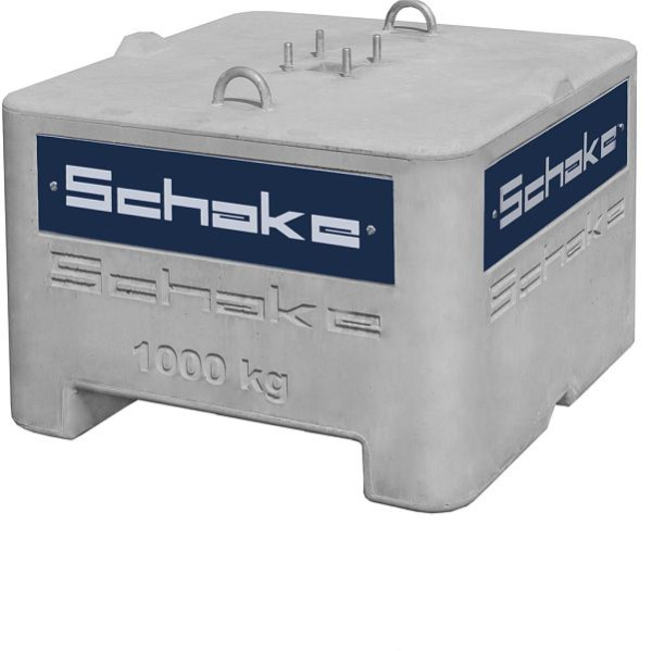 Schake Logoschild für Beton-Aufstellvorrichtung, ASV-LOGO