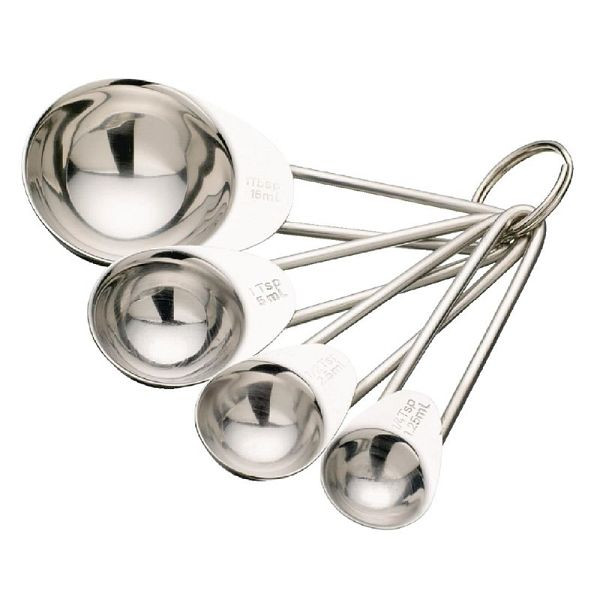 Kitchen Craft Messlöffel 4er Set, Material: Edelstahl, D558