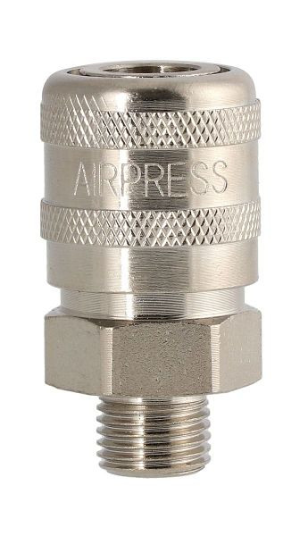 Airpress Druckluft Schnellkupplung 3/8" Außengewinde ORION, 4346859