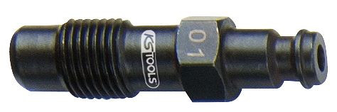 KS Tools Glühkerzen Adapter, M12x1,25 mit Außengewinde, Länge 47 mm, 150.3662