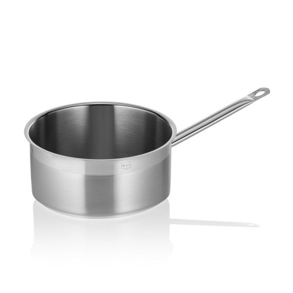 WAS Stielkasserolle COOKWARE 21, Ø 24 cm, 4,5 L, Chromnickelstahl 18/10, 2108240
