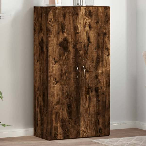 vidaXL Aktenschrank Räuchereiche 60x32x115 cm Holzwerkstoff, 840776