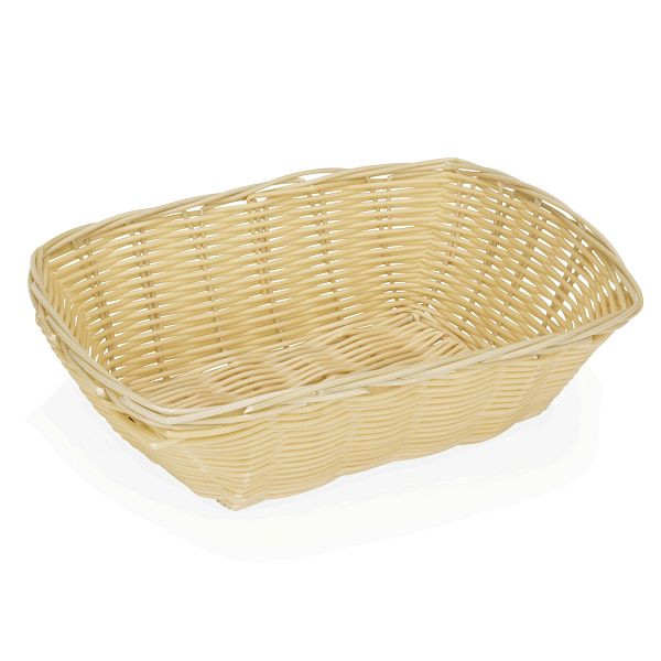 WAS Basket 3140 Buffetkorb, 24 x 18 x 8 cm, hellbraun, Polypropylen, VE: 4 Stück, 3140240