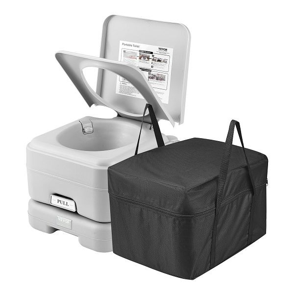 VEVOR Tragbare Toilette Campingtoilette Toilettenstuhl 12L Mobile Toilette, DCX32GAL32GALYTV0V0
