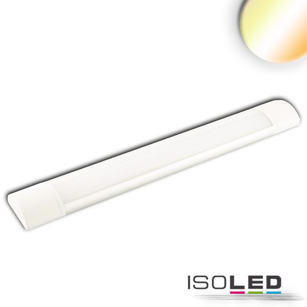 ISOLED LED Aufbauleuchte 60cm, 20W, IP42, Color Switch 3000/3500/4000K, 114064