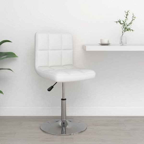 vidaXL Barhocker Weiß Kunstleder, optimalen Sitzkomfort, 334169