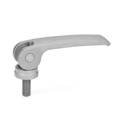 Ganter Edelstahl-Exzenterspanner mit Schraube (GN 927.7-101-M10-60-A), VE: 5 Stück, 927.7-101-M10-60-A