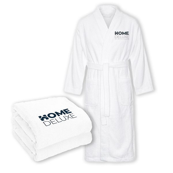 HOME DELUXE Sauna-Set NOA - Bademantel in Größe XL, 49537