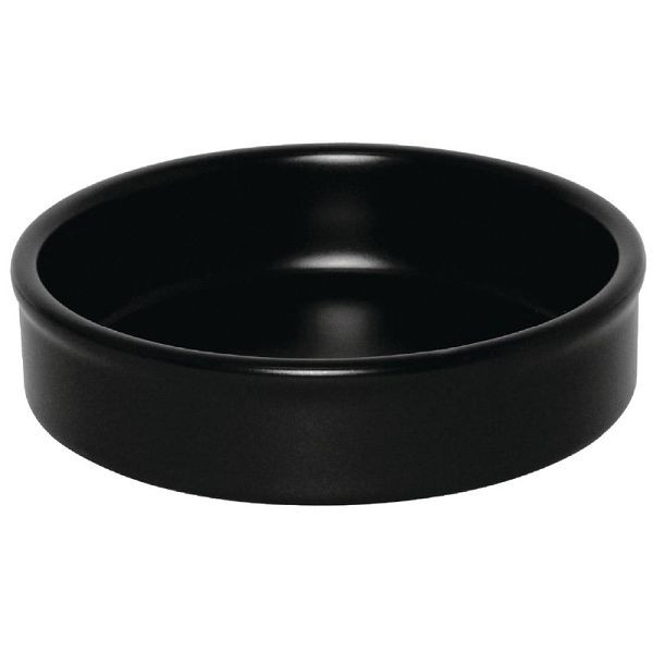 Olympia Rustic Tapasschalen schwarz 10,2cm, VE: 6 Stück, DK832