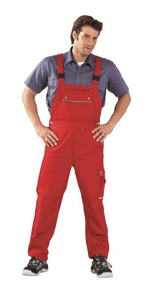 Planam Canvas 320 Latzhose, rot/rot, Größe 24, 2137024