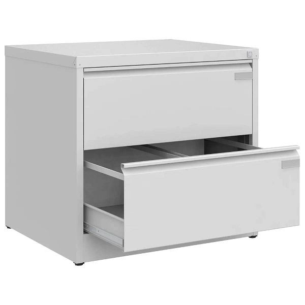 Eurobox Aktenschrank A4, 2 Reihen, Aktenschrank + Hängeregistatur in 2 Reihen, 0612-080102