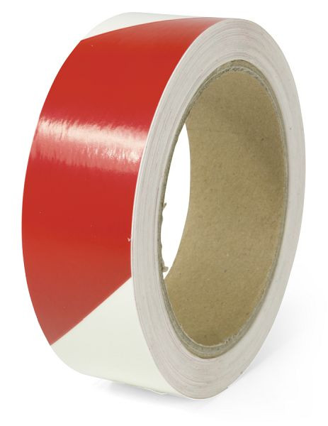 Moedel Warnmarkierung linksweisend, Folie, langnachleuchtend/rot, 160-mcd, 30mm x 16m, 55058