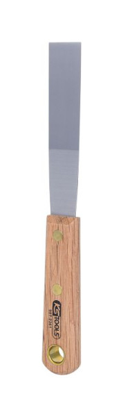 KS Tools Edelstahl-Spachtel, 25mm, mit Holzgriff, 907.2261