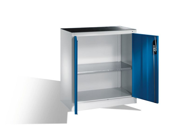 C+P Werkzeugschrank Acurado, H1000xB930xT400mm, Farbe: Lichtgrau / Enzianblau, Muldengriff, 8820-000 S10238