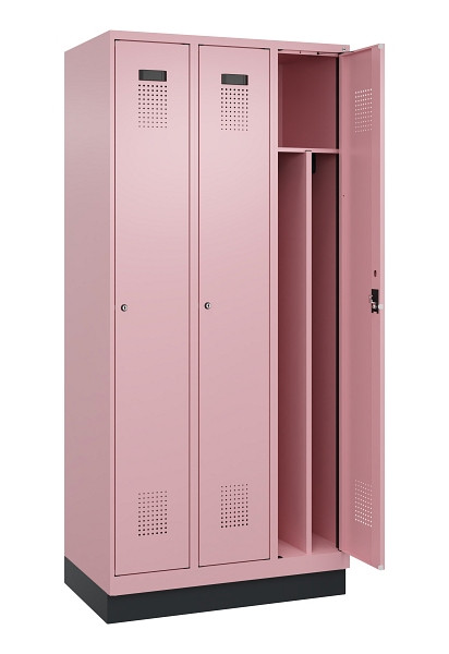 C+P Spind Evolo PLUS, mit Sockel, 3 Abteile, 1950x900x500mm, 3015/3015, Verschluss Zylinderschloss, 049020-30F S10051