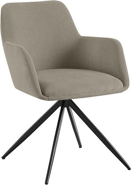 CLP Esszimmerstuhl Olema Cord, taupe, 326053, 4255716354046
