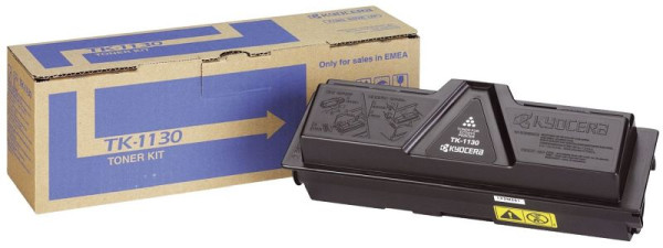 KYOCERA-MITA Original Kyocera Toner schwarz (02MJ0NL0,0T2MJ0NL,1T02MJ0NL0,1T02MJ0NLC,2MJ0NL0,T2MJ0NL,TK-1130), TK1130