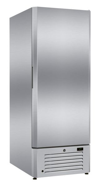 NordCap Tiefkühl-Lagerschrank LF 620 INOX ECO POWER, steckerfertig, statische Kühlung, zusätzlicher Umluftventilator, 465150610