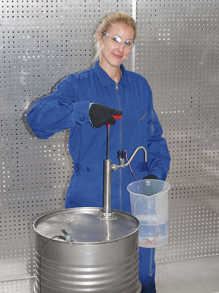 Bürkle Fasspumpe Edelstahl - Auslaufbogen, Eintauchtiefe: 91 cm, 5601-0800