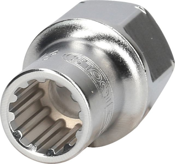 KS Tools 19mm TRIPLEplus Durchgangs-Stecknuss, 10mm, 916.4060