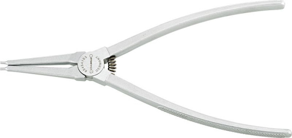 STAHLWILLE Sicherungsringzange für Außenringe, Länge 225mm Kopf verchromt Griffe verchromt, kariert, 65454103