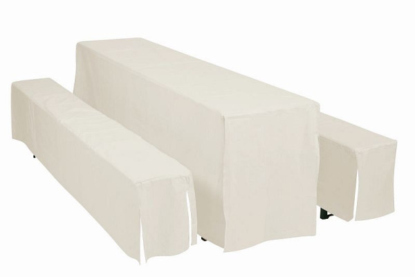 doppler Hussenset für FZ-Garnitur CN Design: 900 natur für Tisch 50 cm, Bänke 220x25,5x42 cm, Tische 220x50x68 cm, 60071H900