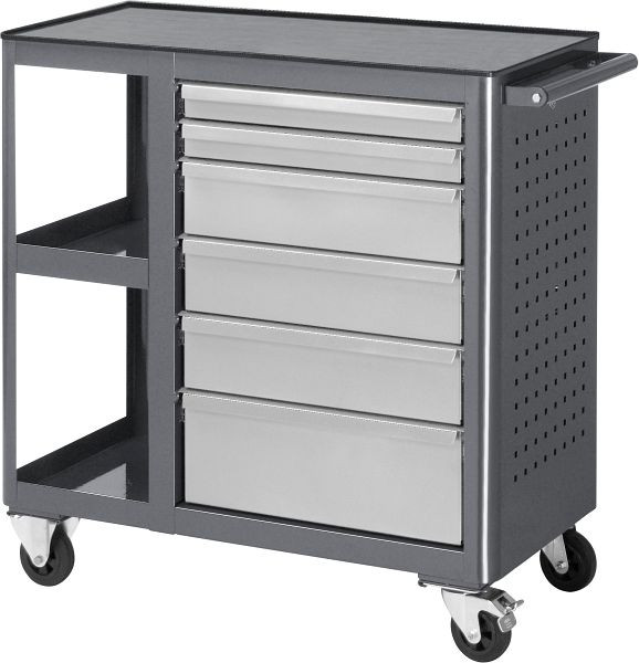 RAU Rollwerkbank 6010, B960xT450xH950, 6xSchubladen, MT-Top-25mm, 02-6010-MT.991