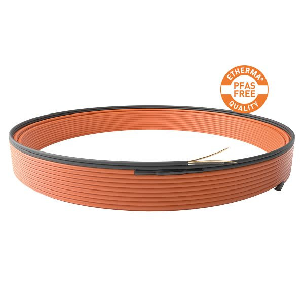 Etherma Heizschleife für Dünnbetteinbau, PFAS frei, 12W/m, 17m, 200W, 230V, 46515