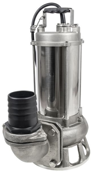 ZUWA VORTEX 200 NIRO, 2850 min-1, 400 V, Schmutzwassertauchpumpe aus Edelstahl, Fördermenge 900 l/min, 165025A