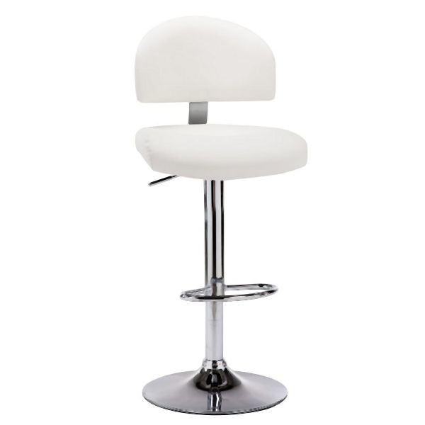 vidaXL Barhocker Weiß Kunstleder, 249647, 8719883754215