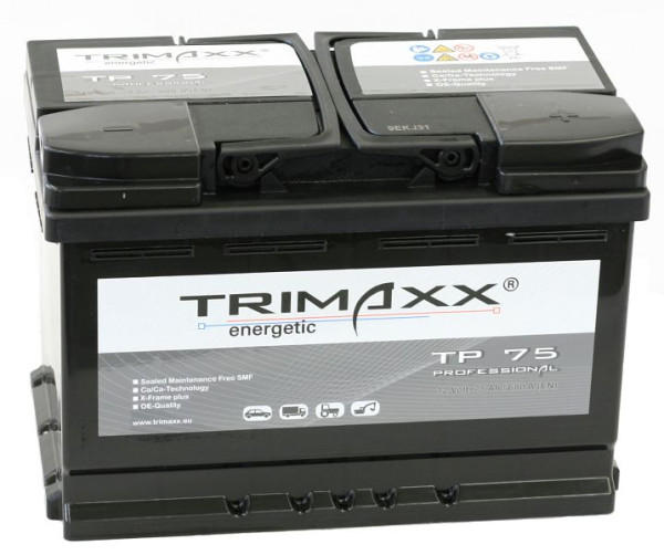 IBH TRIMAXX energetic "Professional" TP75 pro Starterbatterie, 108 009500 20