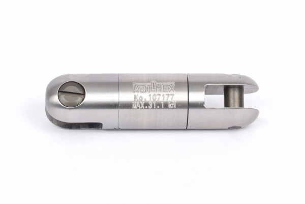 Katimex Drallausgleichswirbel, Ø 22 mm Seil Ø 9,5 mm, Bruchlast 30 kN kugelgelagert, 107174