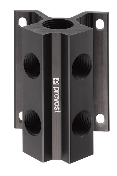 Prevost Wandverteiler, Eingang mit IG BSPP= G 3/4, Ausgangzahl= 10, Ausgang mit IG BSPP= G 1/2, MF 104S10