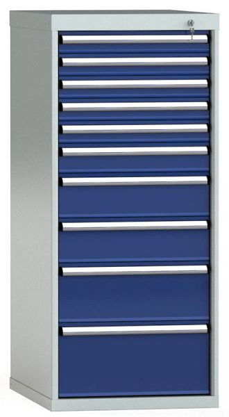 KLW Schubladenschrank 1325 x 572 x 750mm, Einbaumaß: 1225 mm, Einteilung: 27x36 Einheiten, VU / 200 kg, SEB1325-10UP-001
