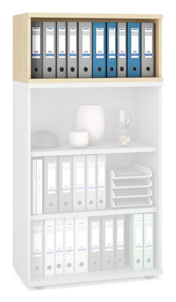 Deskin Aufsatzregal MULTI M pro, Dekor: Ahorndekor, BxHxT: 800 x 390 x 420 mm, 272681