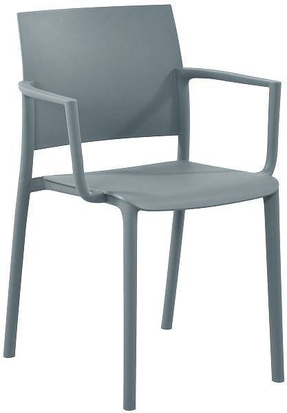 CLP Gartenstuhl Valtor, grau, 328071, 4255716387822