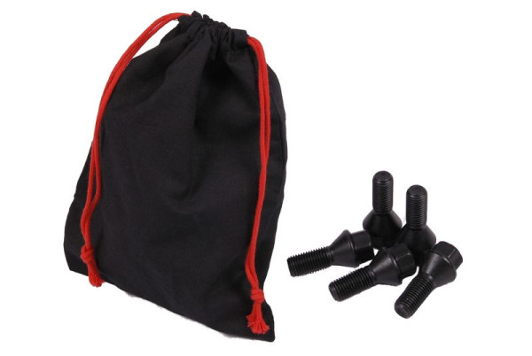 Eichner Radschraubenbeutel, Schwarz, VE: 100 Stück, 9219-00677