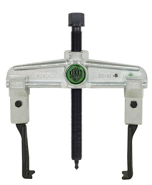 Kukko 2-armiger Universal Abzieher mit schmalen Abzughaken, Spannweite außen: 120 mm, 20-10-S