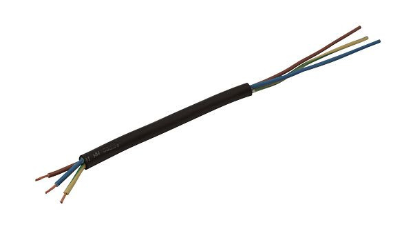 Etherma Kaltleiter für Heizbänder, 3 x 1.5 mm², UV-beständig, VE: 3 Meter, 27476