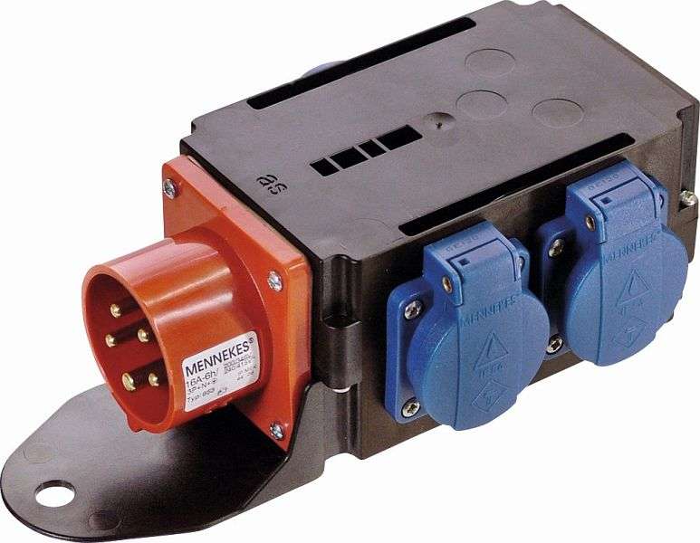 as - Schwabe Starkstrom Verlängerungskabel 25 m K35 AT-N07V3V3-F 5G4-400V/32A/6h/ca. 22kW - Baustelle, Garten - 5-polige, robuste CEE Verlängerung für Außenbereich - IP44 - Made in Germany, 60726