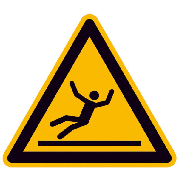 Stein HGS Warnschild, Warnung vor Rutschgefahr, 100 mm / Folie, selbstklebend, 21.a8170